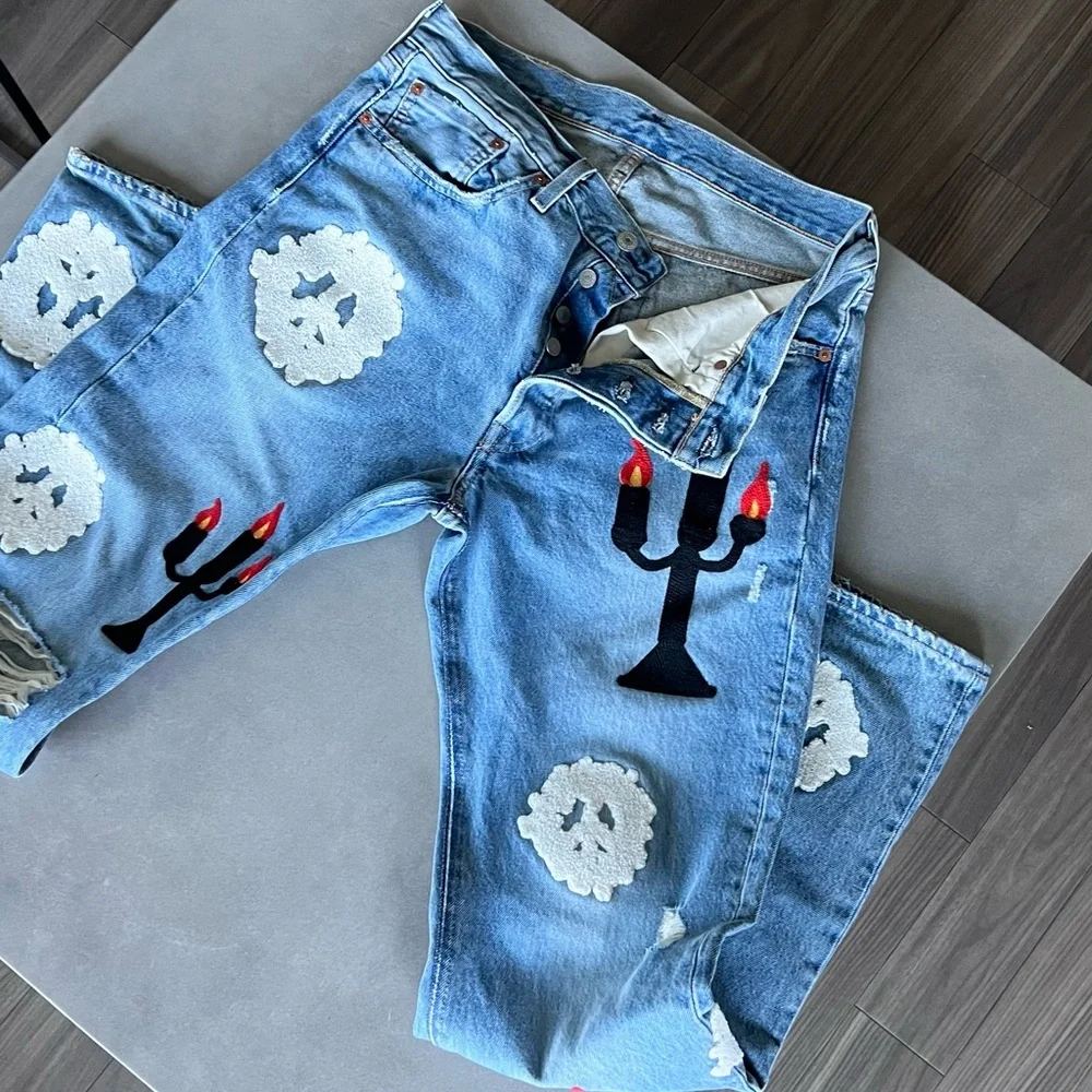 Denim Tears | Jeans | Denim Tears Virgil Abloh Message In A Tear
